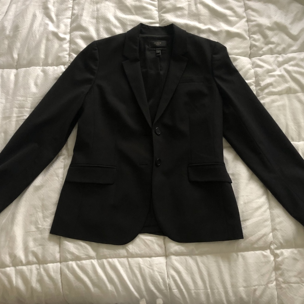 J. Crew Black 1035 Blazer Size 12